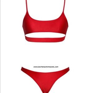 “Dip Set” Swimsuit (RED)